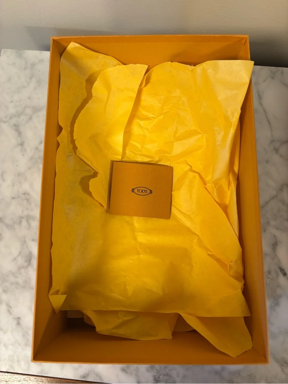 Tod's Orange Branded Gift/Storage Box